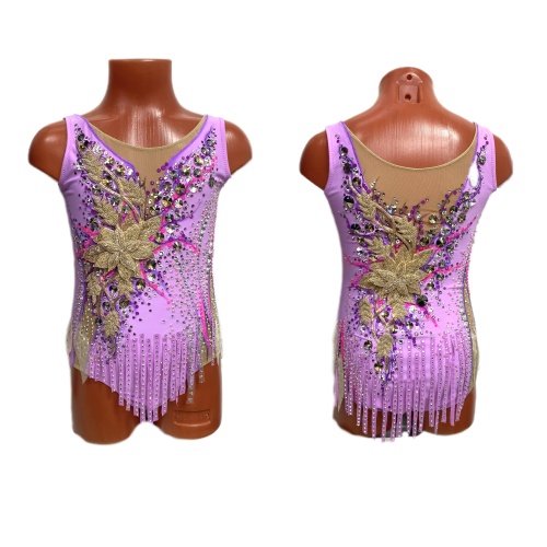 Купальник для худож. Гимнастики р.34 рост 134-140 артикул 10415 светло сиреневый Купальник для худож. Гимнастики р.34 рост 134-140 артикул 10415 светло сиреневый